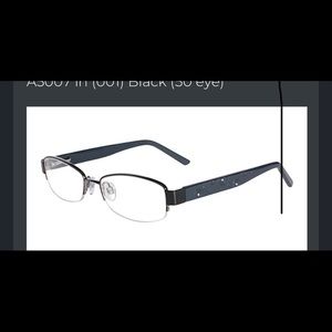 Black eyeglass frames